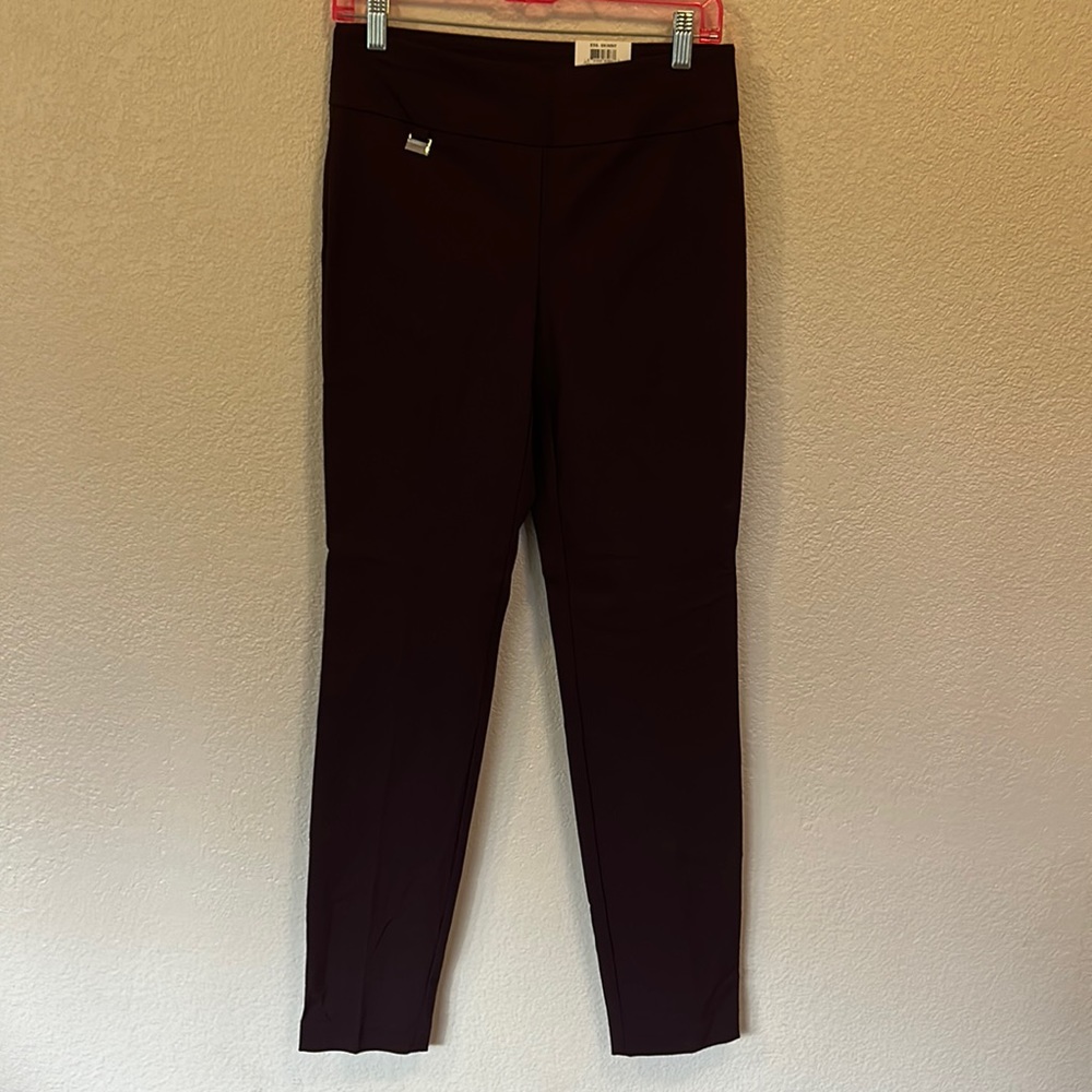 NWT 4L Alfani Purple/Burgundy Slacks